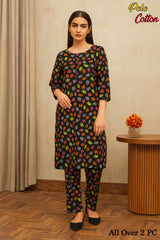 2 Pcs Unstitched Digital Print Suit J-044