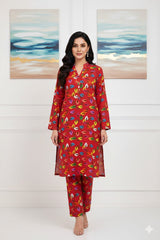 2 Pcs Unstitched Digital Print Suit J-062