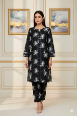 2 Pcs Unstitched Digital Print Suit J-0628