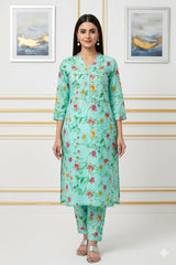 2 Pcs Unstitched Digital Print Suit J-0600