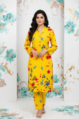 2 Pcs Unstitched Digital Print Suit J-0591