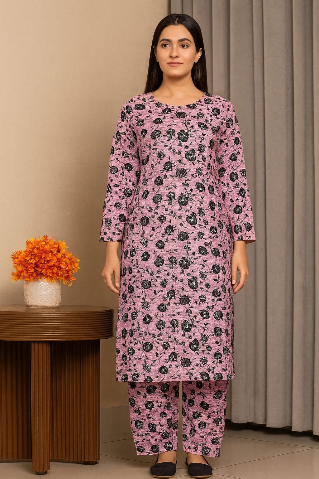 2 Pcs Unstitched Digital Print Suit J-041