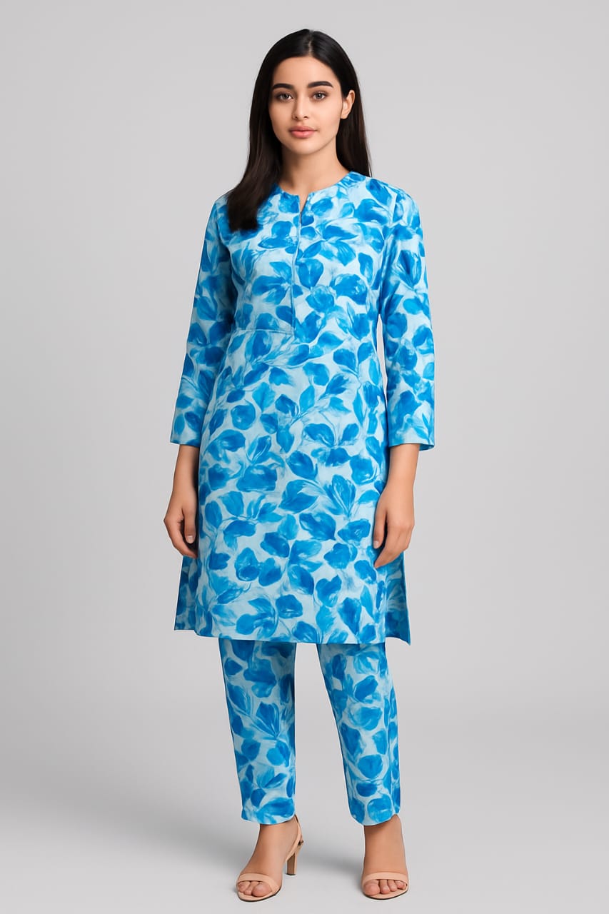 2 Pcs Unstitched Digital Print Suit J-058