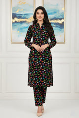 2 Pcs Unstitched Digital Print Suit J-0566